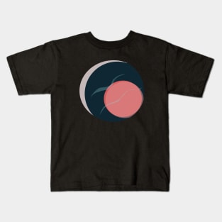Red Moon Hole Kids T-Shirt